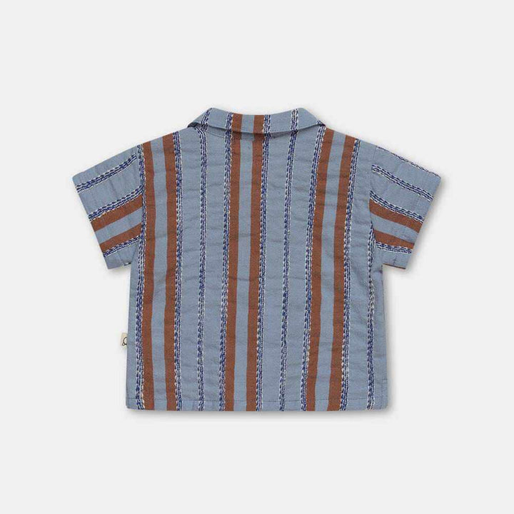 Striped Denim Baby Set - Unique