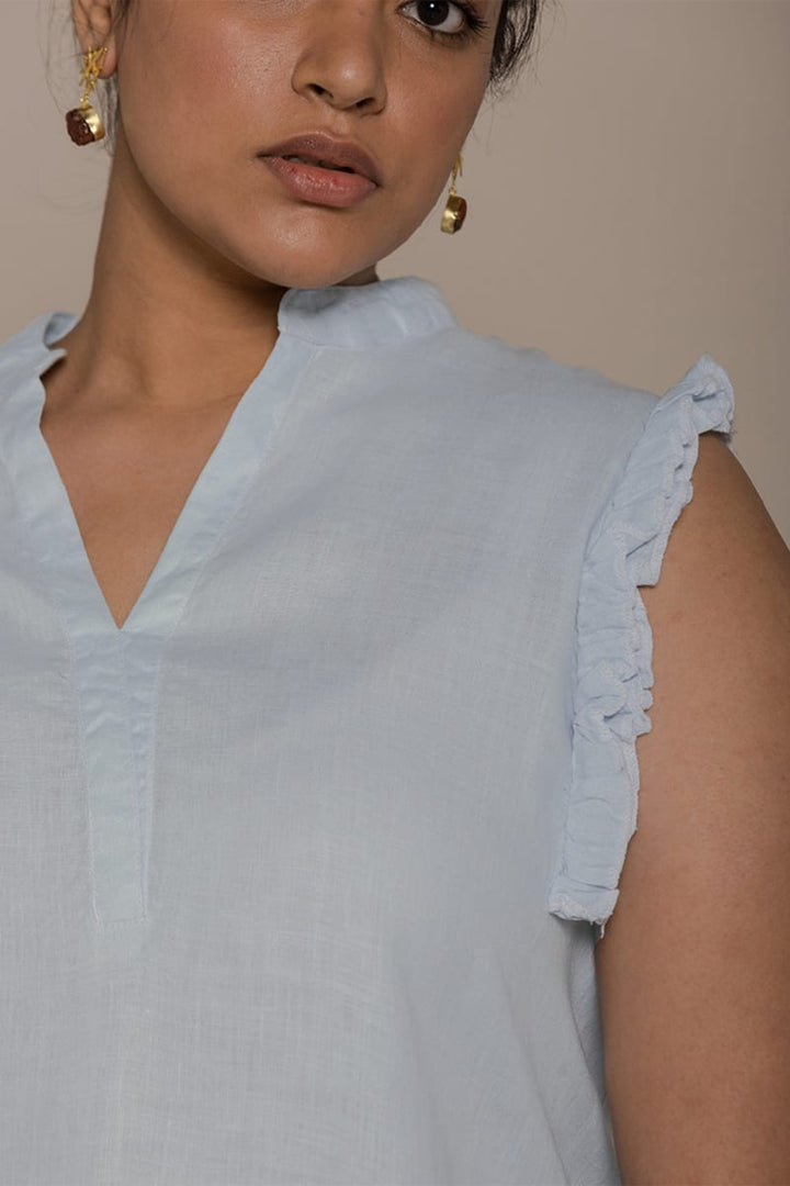 Wind In My Hair Shirt - Summer Blue