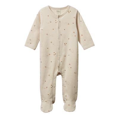Cotton Stretch And Grow - Bumble Bee Print