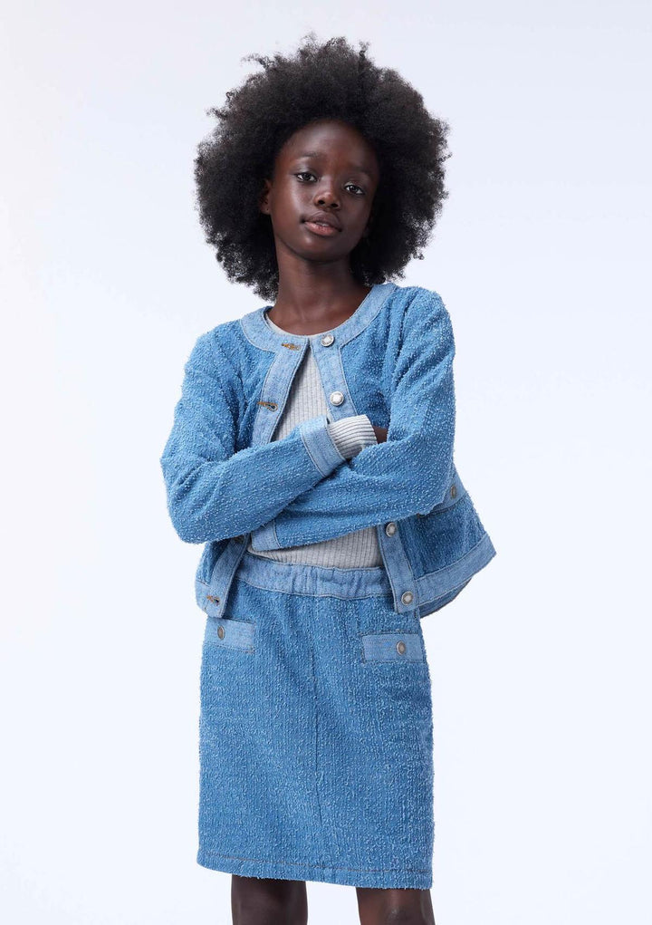 Bente - Bouclé Blue