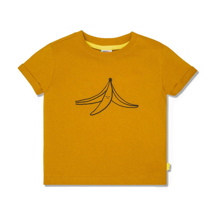 Banana peel Kid T-Shirt - Caramel/banana