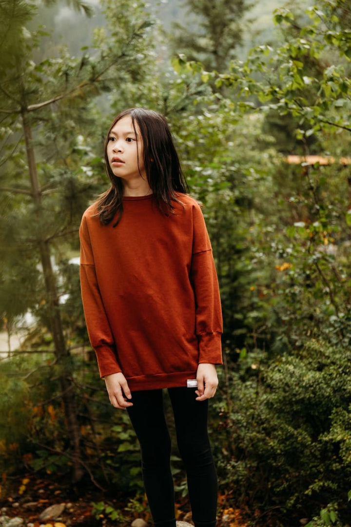 Grow With Me Sweater - Chestnut