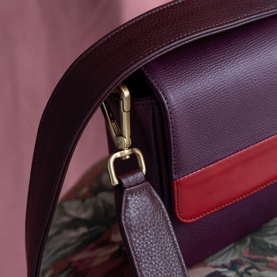Prima Crossbody - Plum/Cayenne
