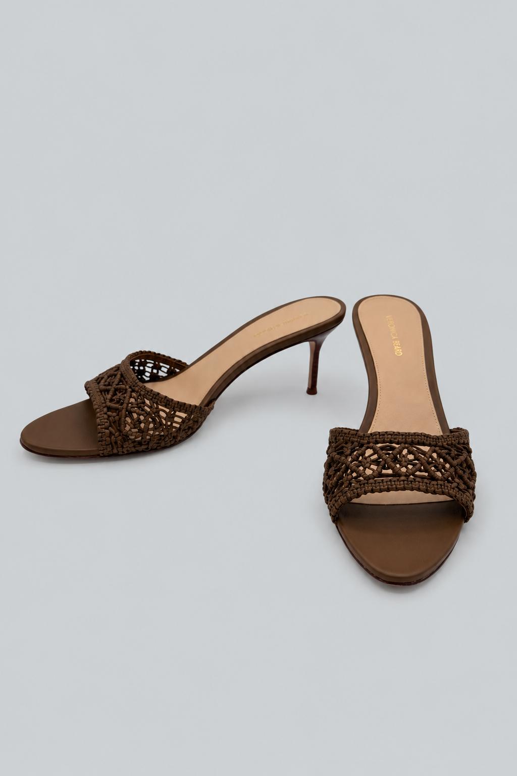 Women's Tia Woven Mules - Chestnut