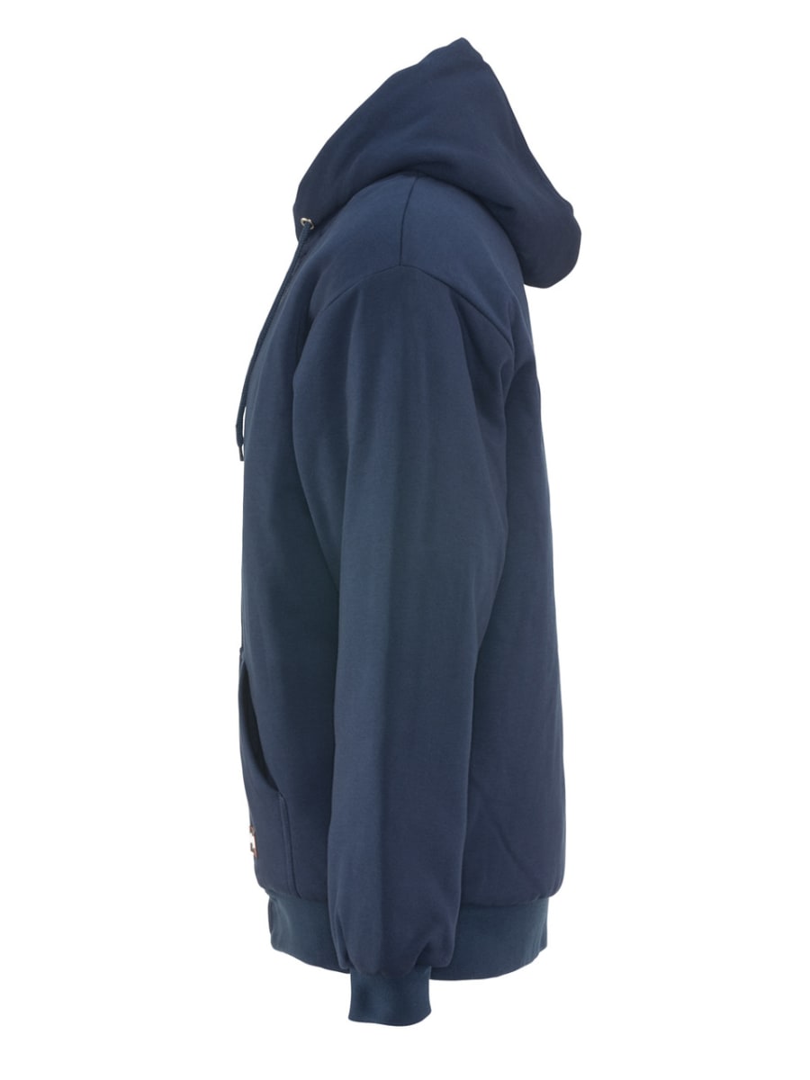 Insulated Quilted Sweatshirt - Navy