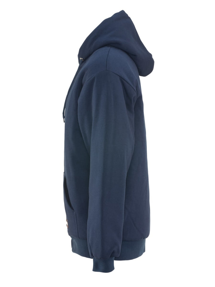 Insulated Quilted Sweatshirt - Navy