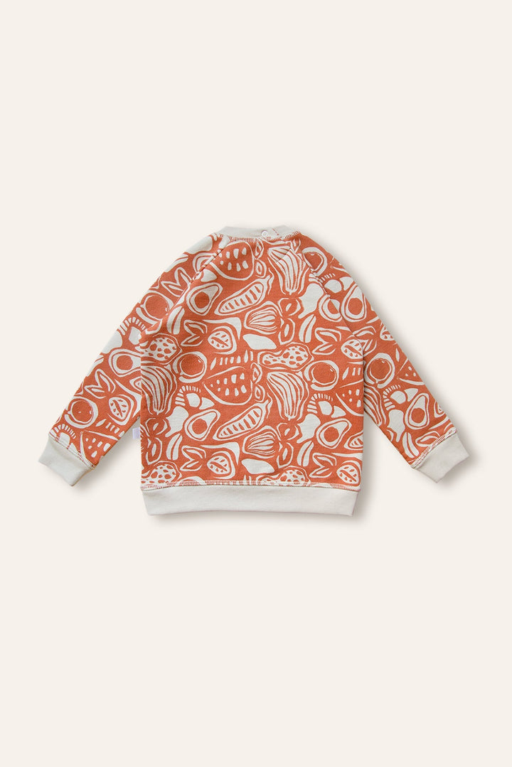 Organic Pima Cotton Kids Sweatshirt - Harvest