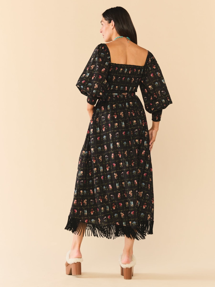 Jocelyn Dress - Florence Black Floral