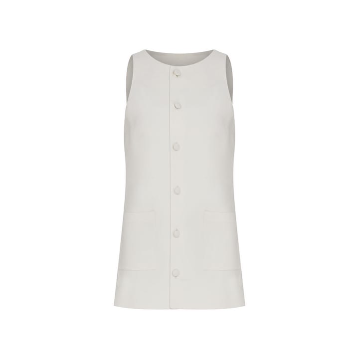 Odette Crepe Mini Dress - Vanilla Ice