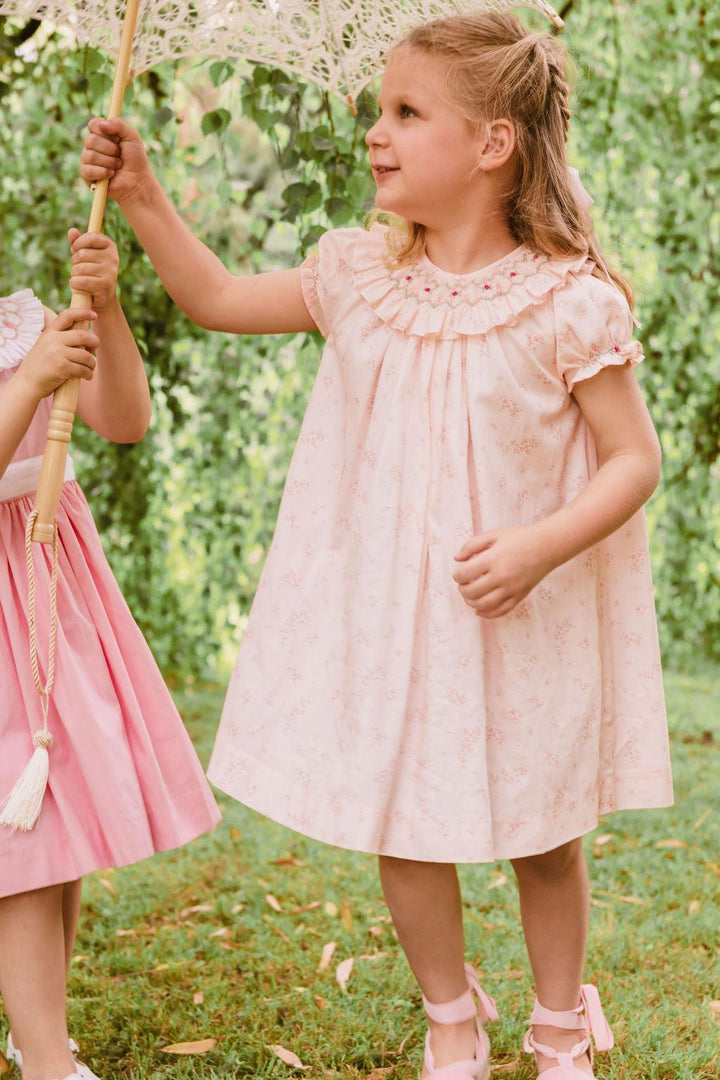 Bishop Dress - Jasmine Pink Floral