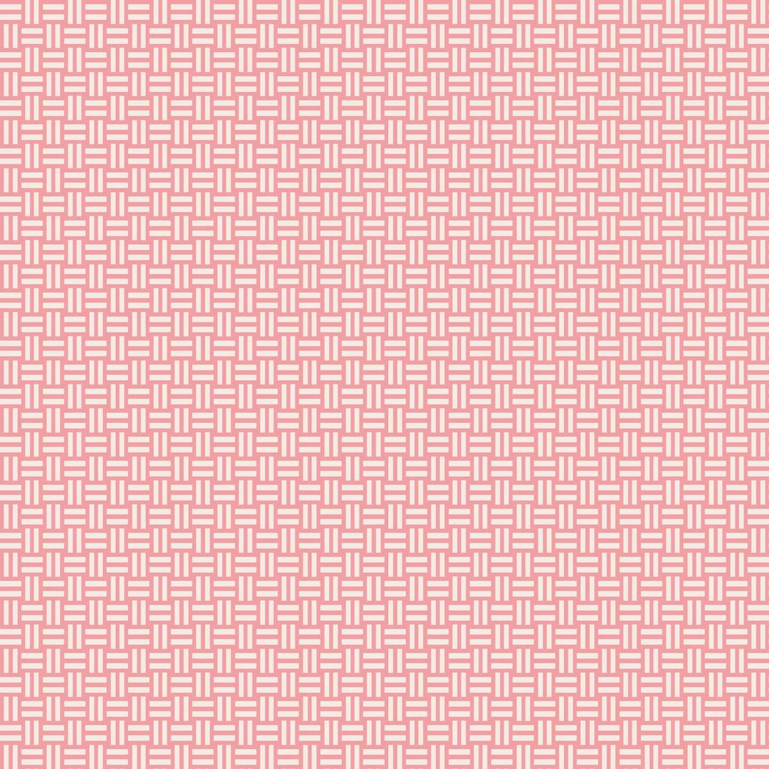 Ruffle Romper - Pink Basketweave