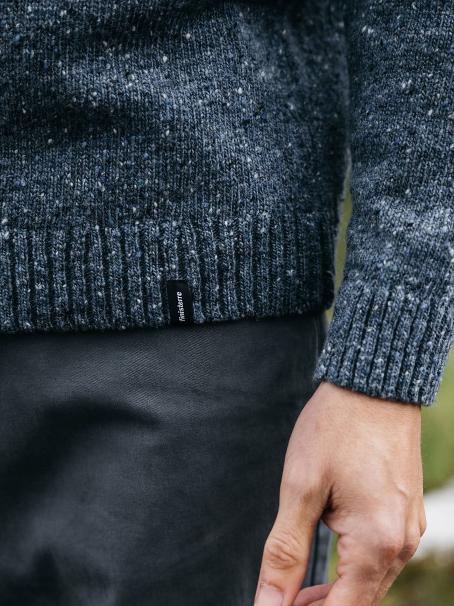 Men's Furlong Crew Jumper - Indigo Blue