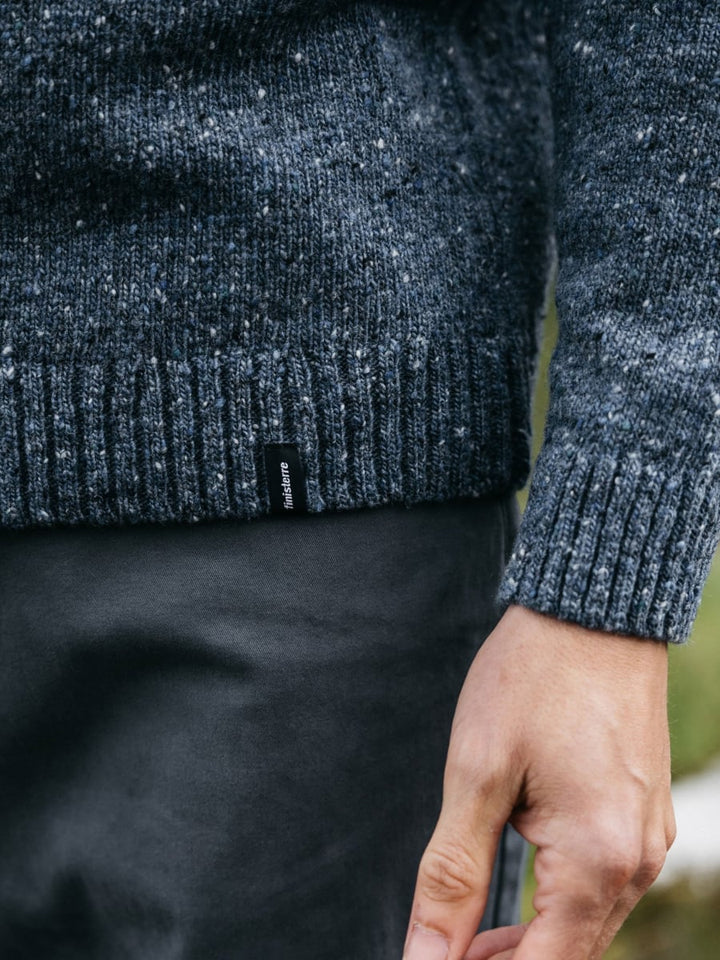 Men's Furlong Crew Jumper - Indigo Blue