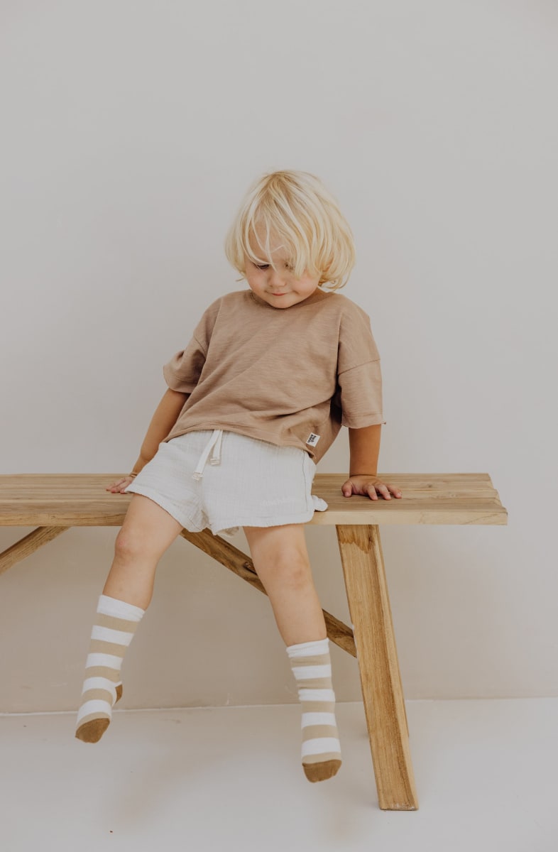 Gauze Shorts - Stone