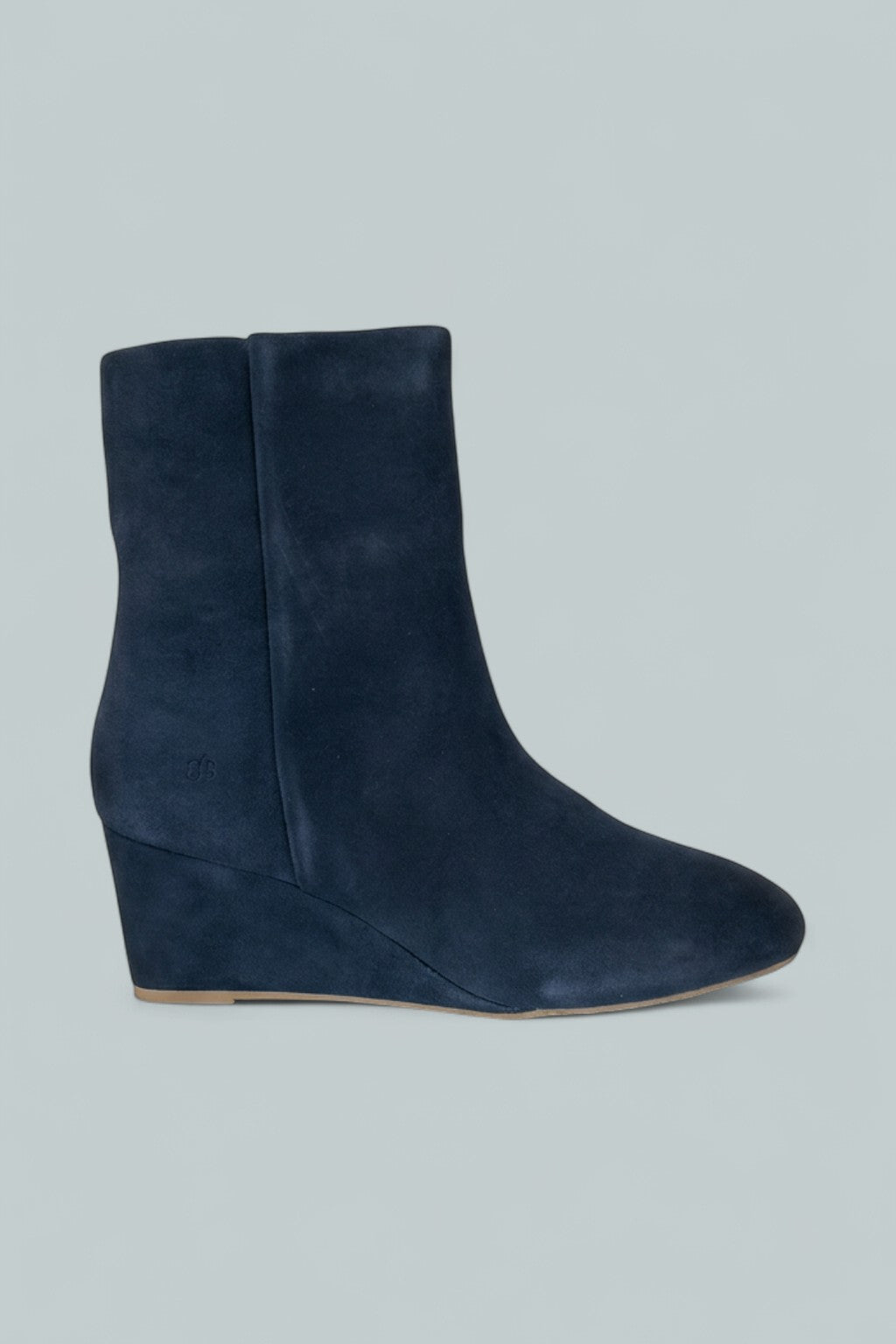 Women's Nash Suede Wedge Booties - Navy Suede