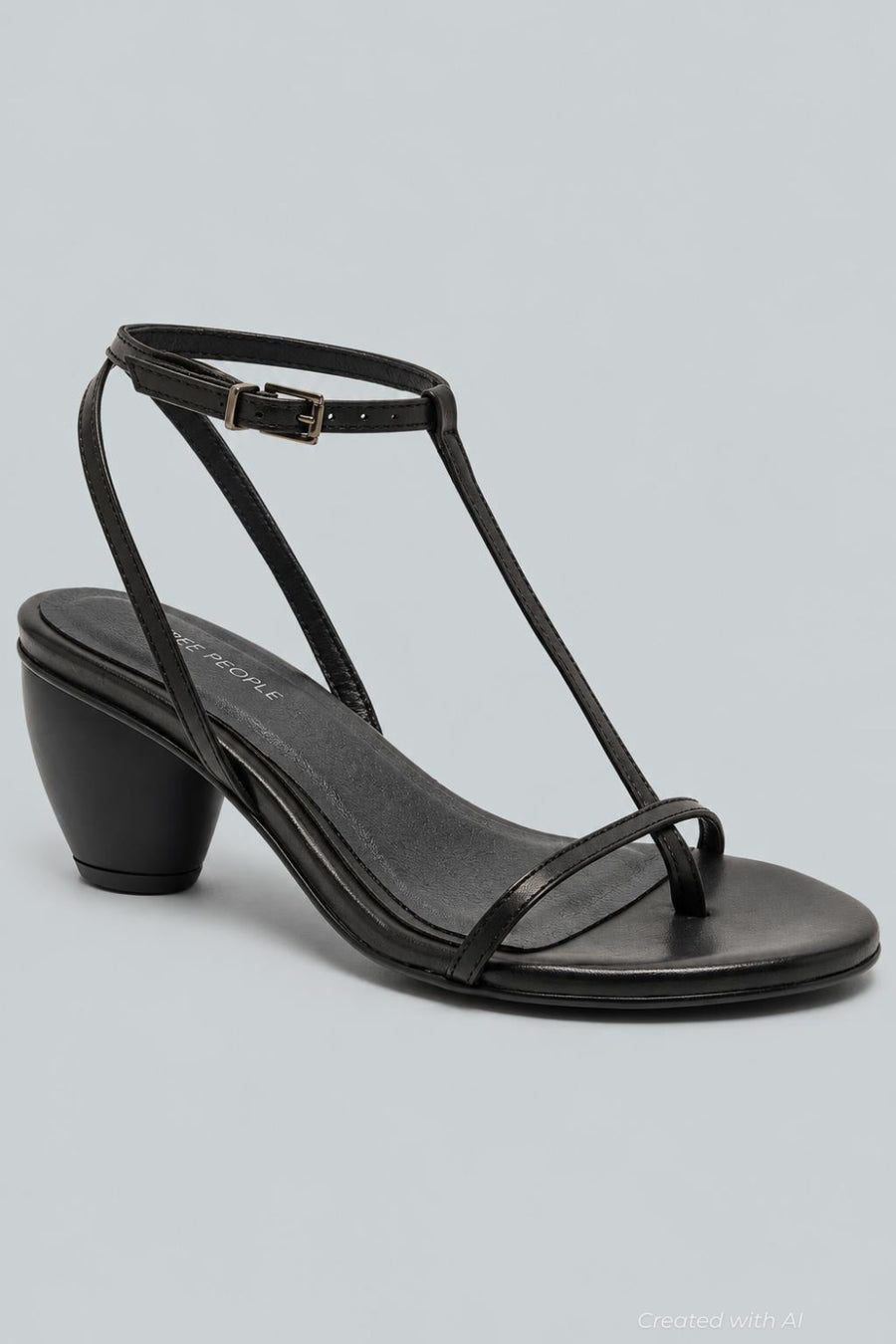 La La Land Strappy Sandals - Black - 8.5 - Flip Flops
