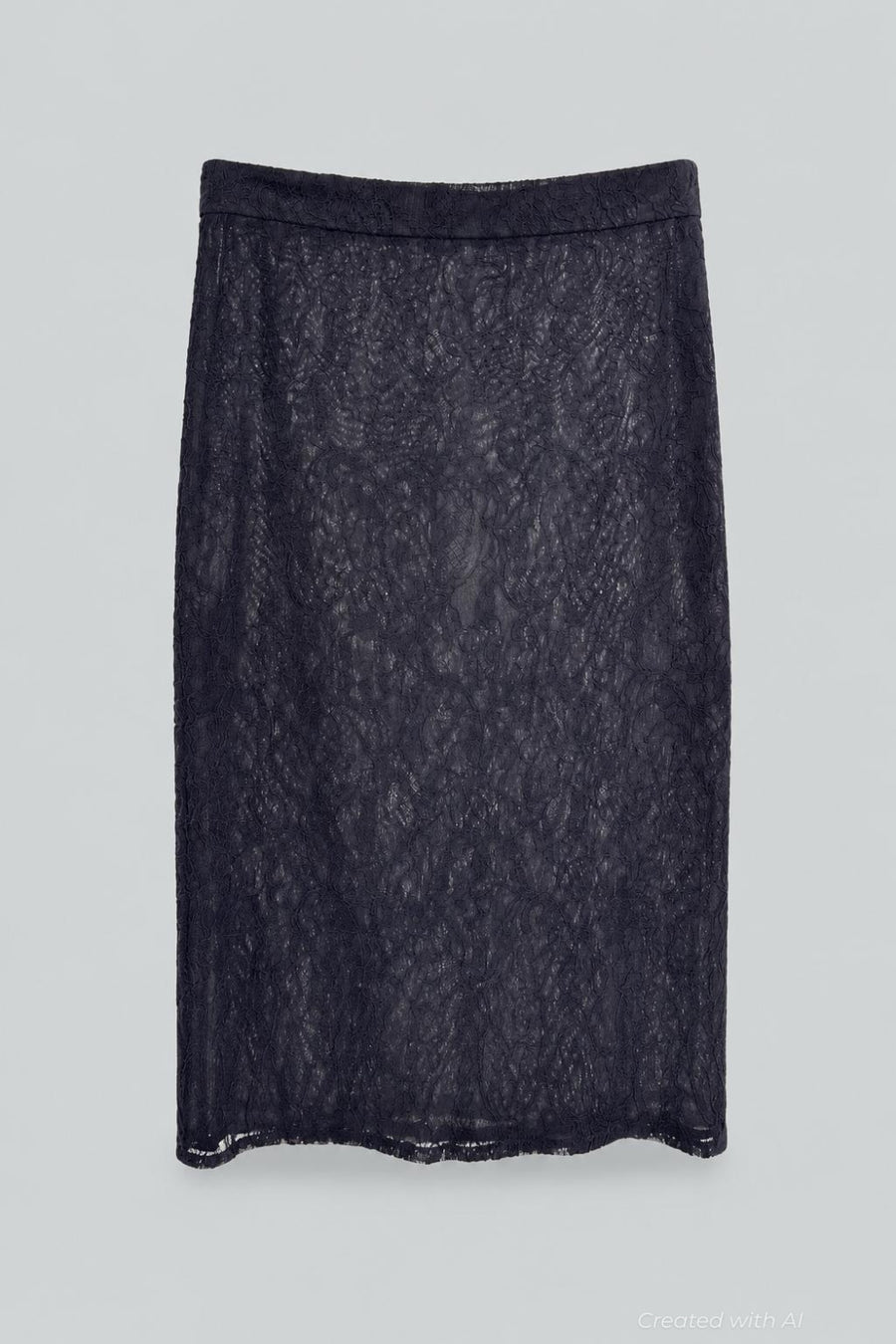 Lace-Up Skirt - Black - XS - Collared Shirt