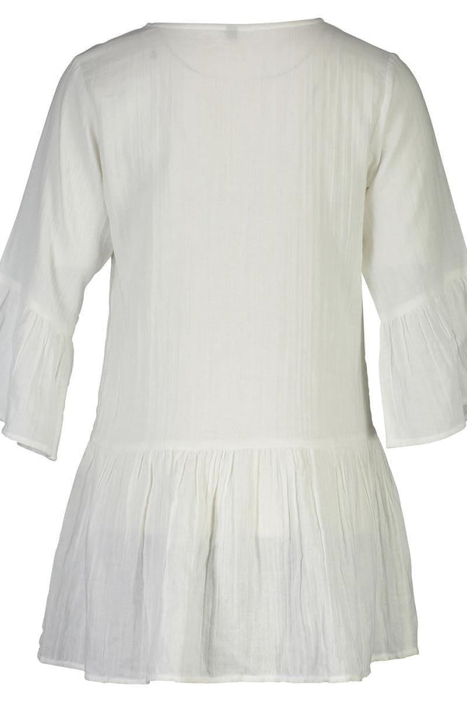 Ladies Gigi Beach Dress - White - Cover-up