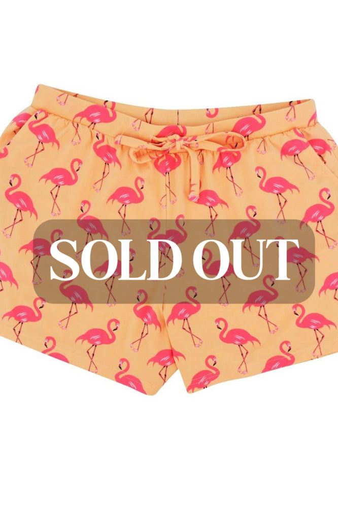 Ladies’ Lounge Shorts - Flamingo Peach - Shorts