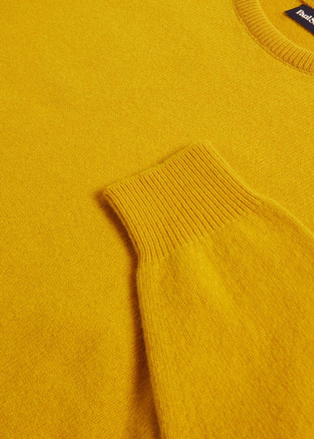 Lambswool Crew Neck Sweater - Gold - Sweater
