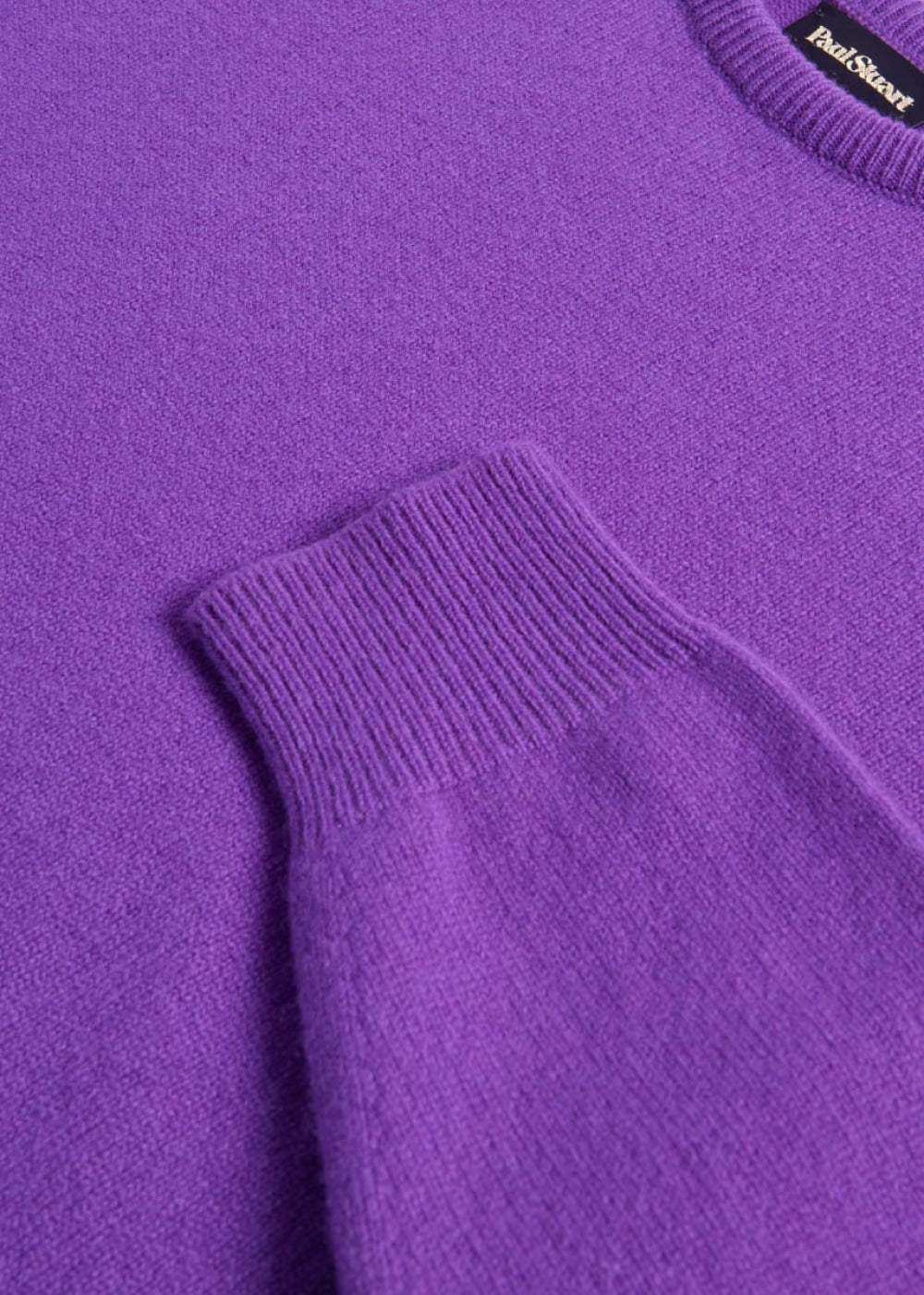 Lambswool Crew Neck Sweater - Plum - XXL (46) - Sweater