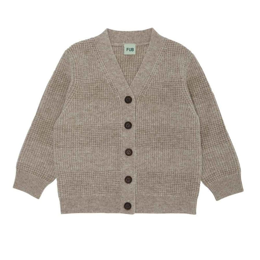 Lambswool Cardigan - Oatmeal Cardigans FUB 