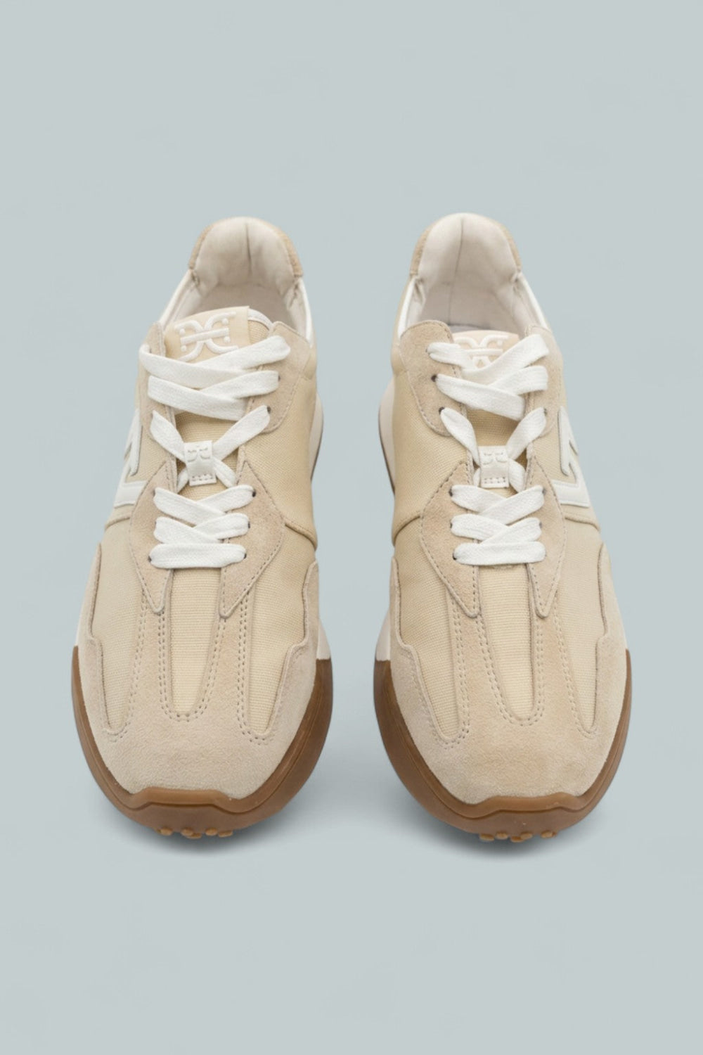Langley Low Top Lace Up Sneakers - Off White - 10 - Sneaker