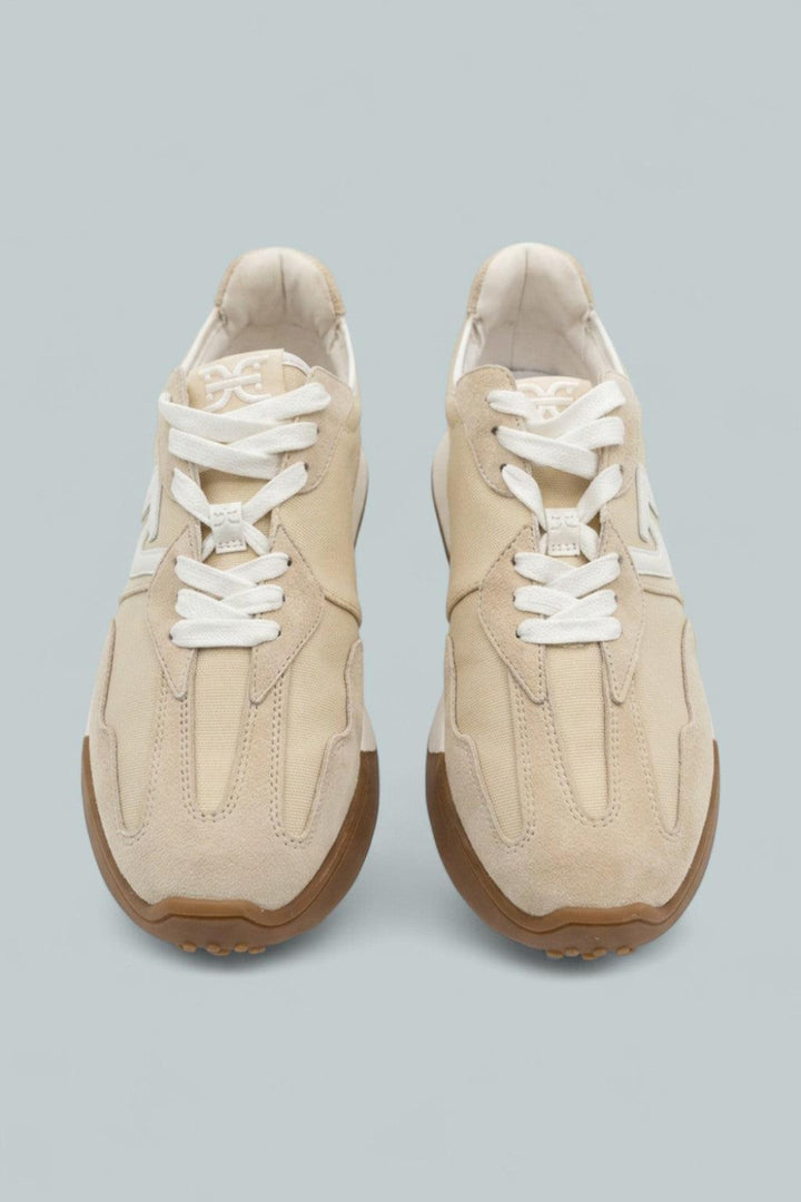 Langley Low Top Lace Up Sneakers - Off White - 9 - Sneaker