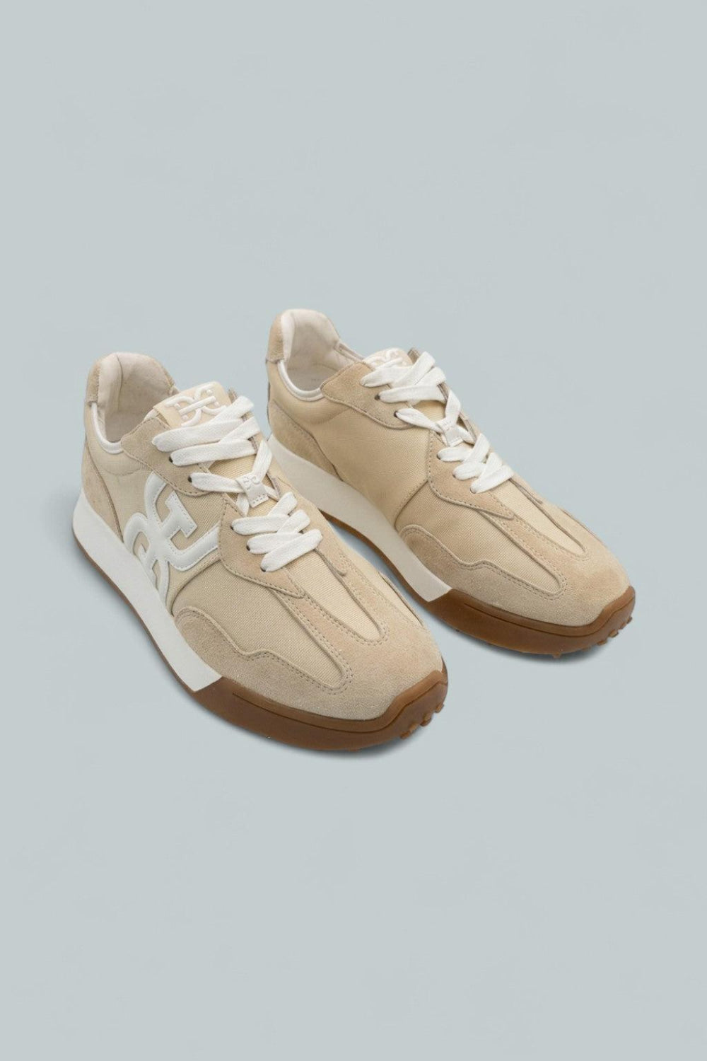 Langley Low Top Lace Up Sneakers - Off White - 9 - Sneaker