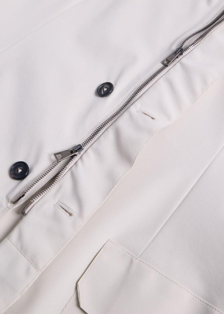 Laser Cut Jersey Blazer - Stone - Blazer