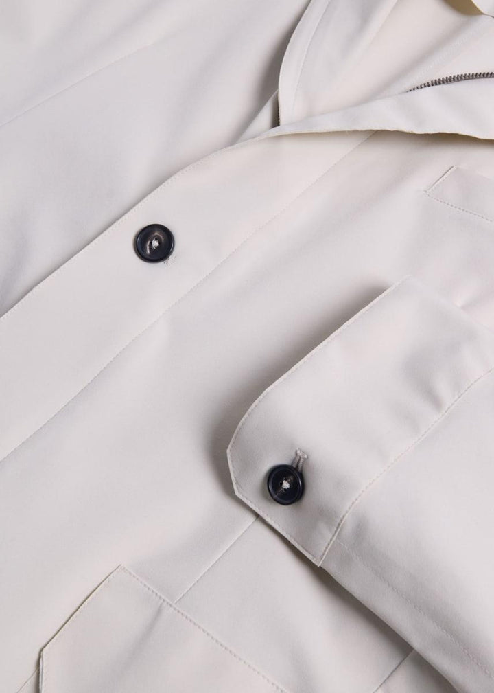 Laser Cut Jersey Blazer - Stone - Blazer