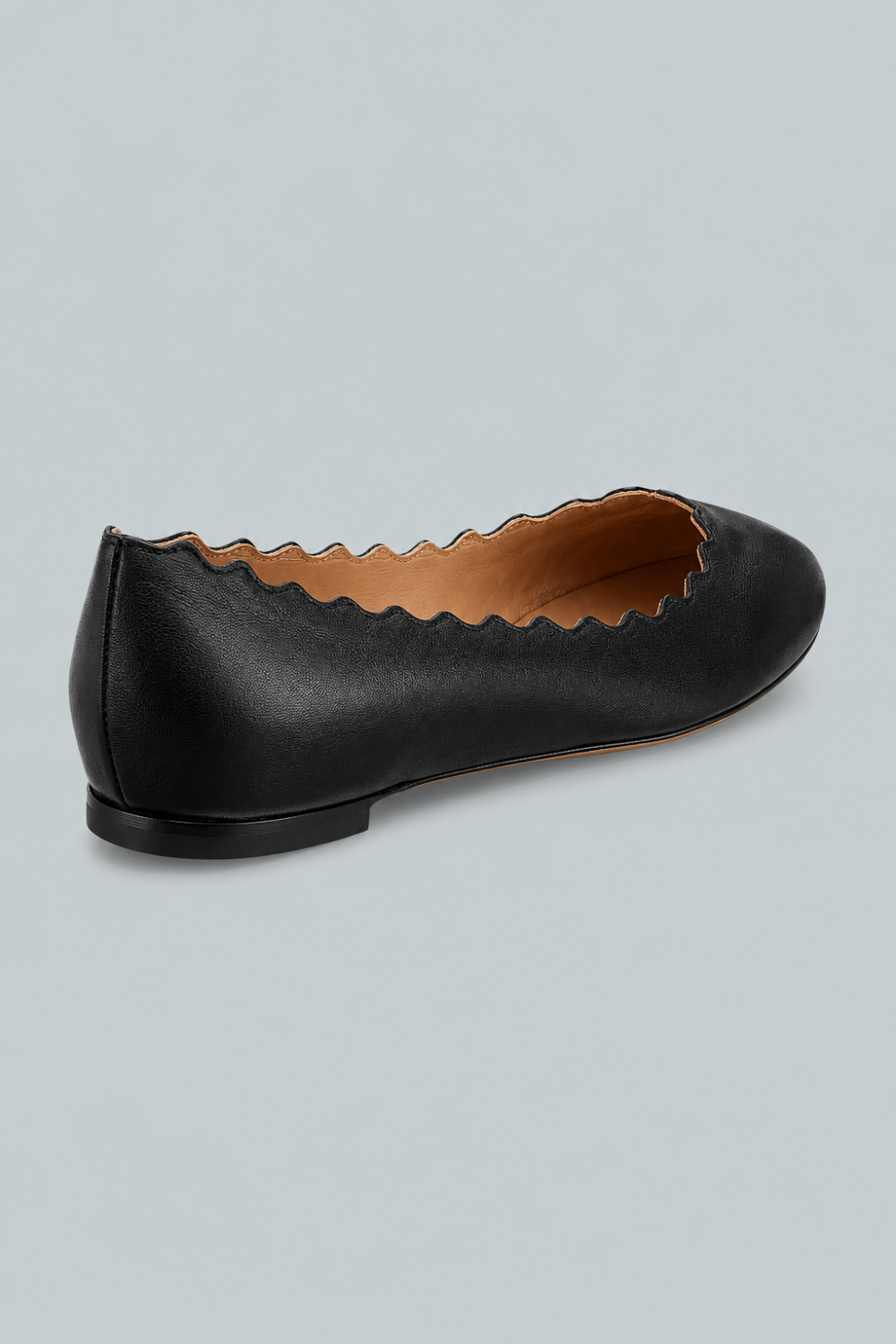 Lauren Leather Ballet Flats - Black Leather - 9 US / 39 EU - Flats
