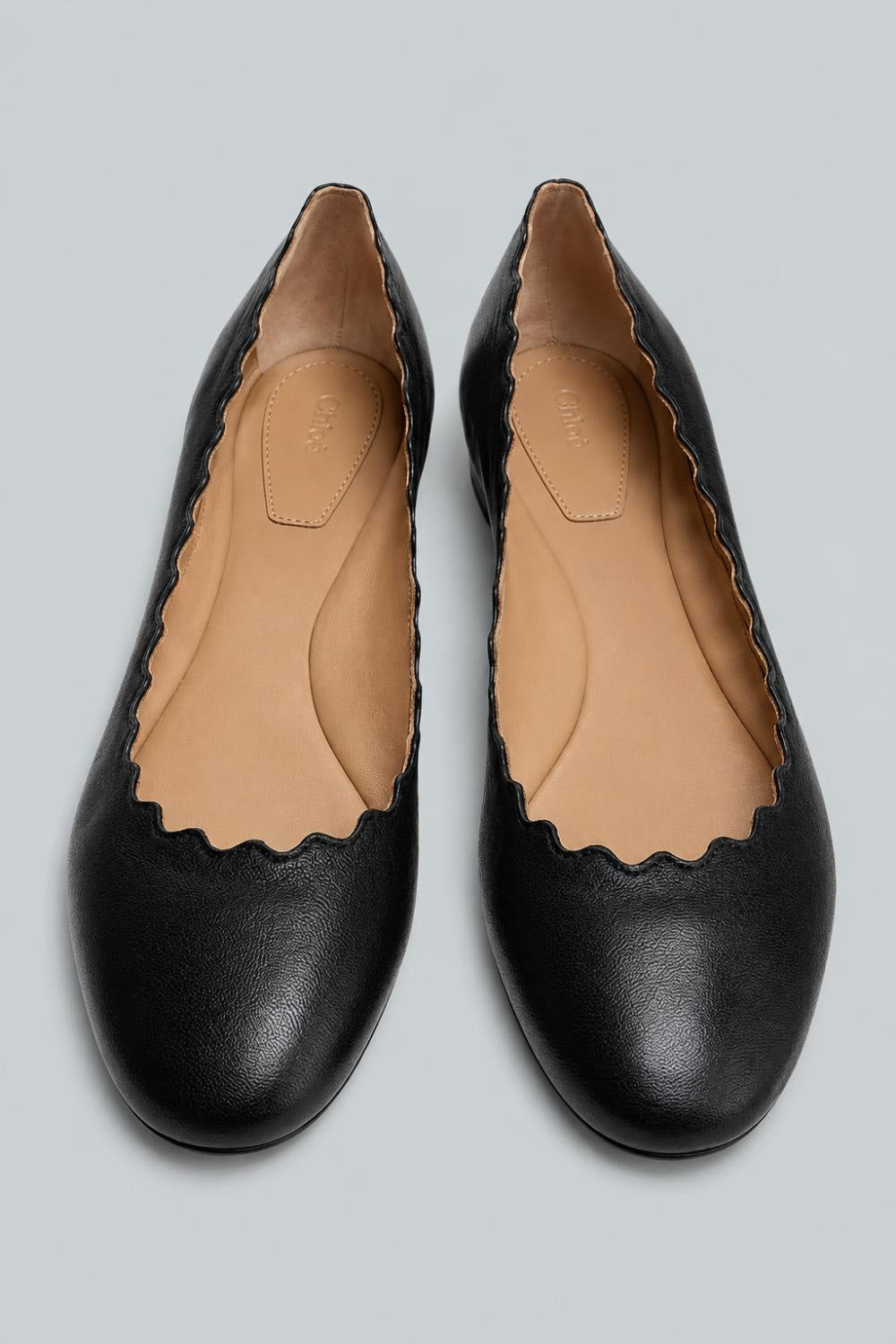 Lauren Leather Ballet Flats - Black Leather - 9 US / 39 EU - Flats