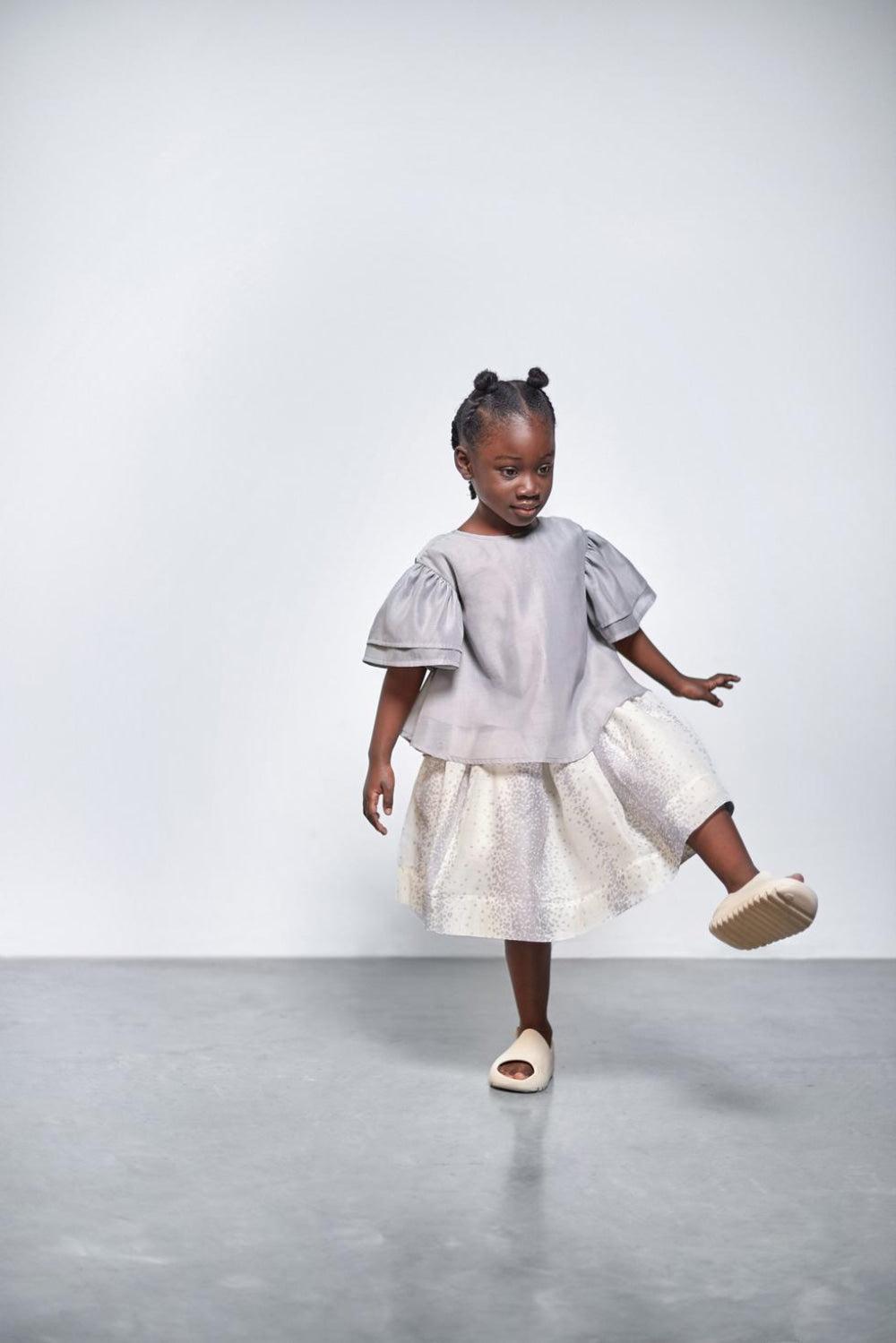 Layered Organza Skirt - Cream - Skirt