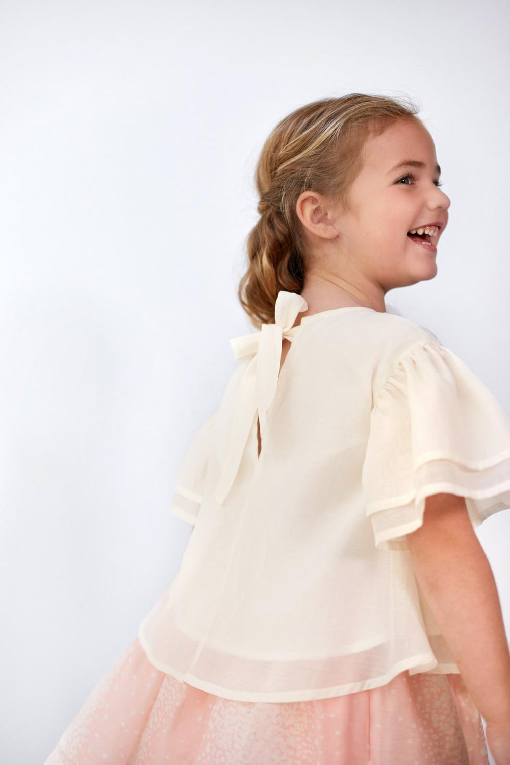 Layered Organza Skirt - Pink - Skirt