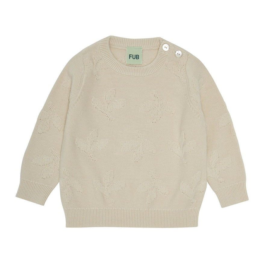 Baby Leaf Blouse - Ecru Sweaters FUB 