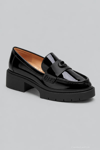Leah Loafers - Black - 6 - Loafers