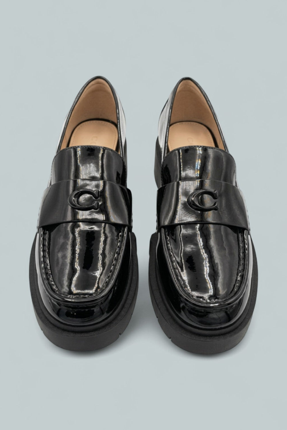 Leah Loafers - Black Patent - 10 - Loafers