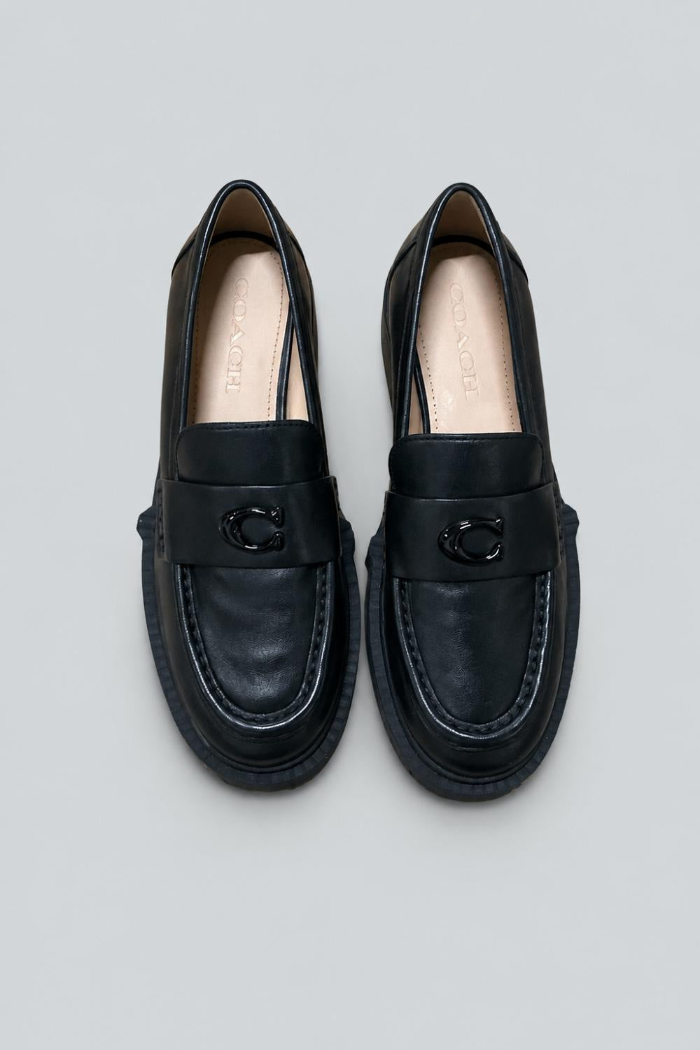 Leah Loafers - Leather/Black - Loafers
