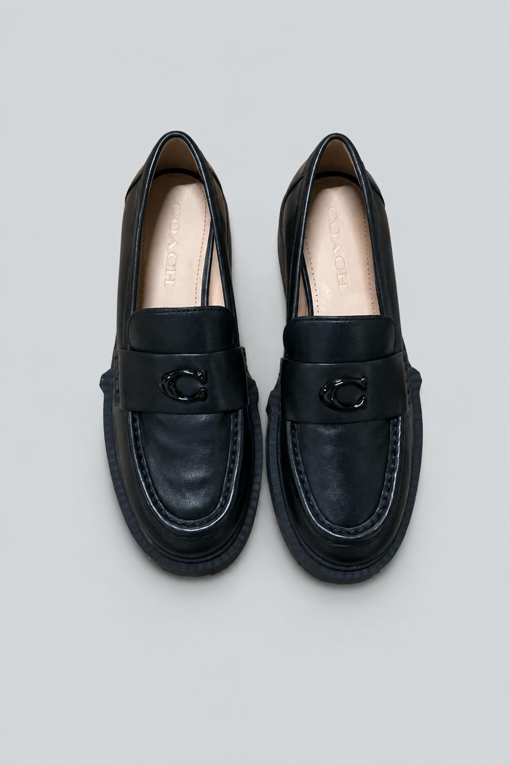 Leah Loafers - Leather/Black - Loafers