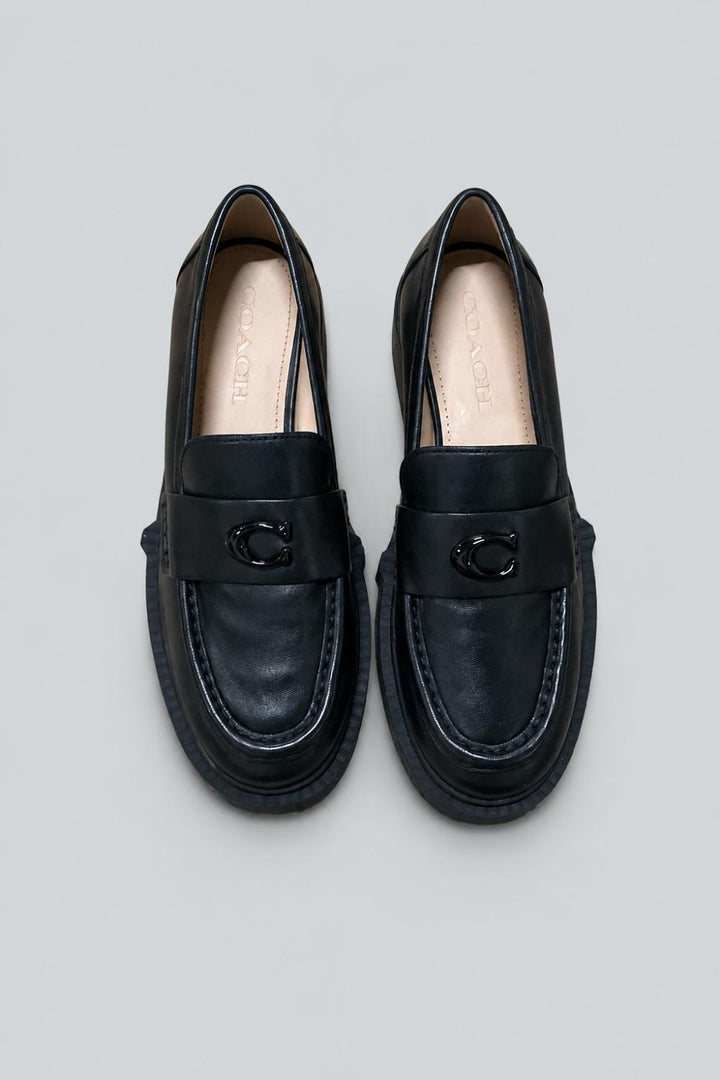 Leah Loafers - Leather/Black - Loafers