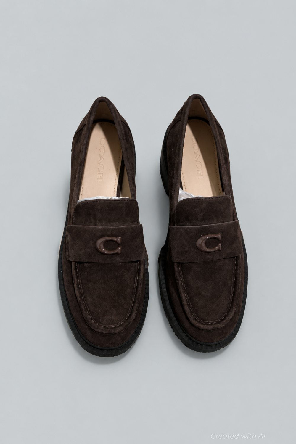 Leah Suede Loafers - Maple - Loafers