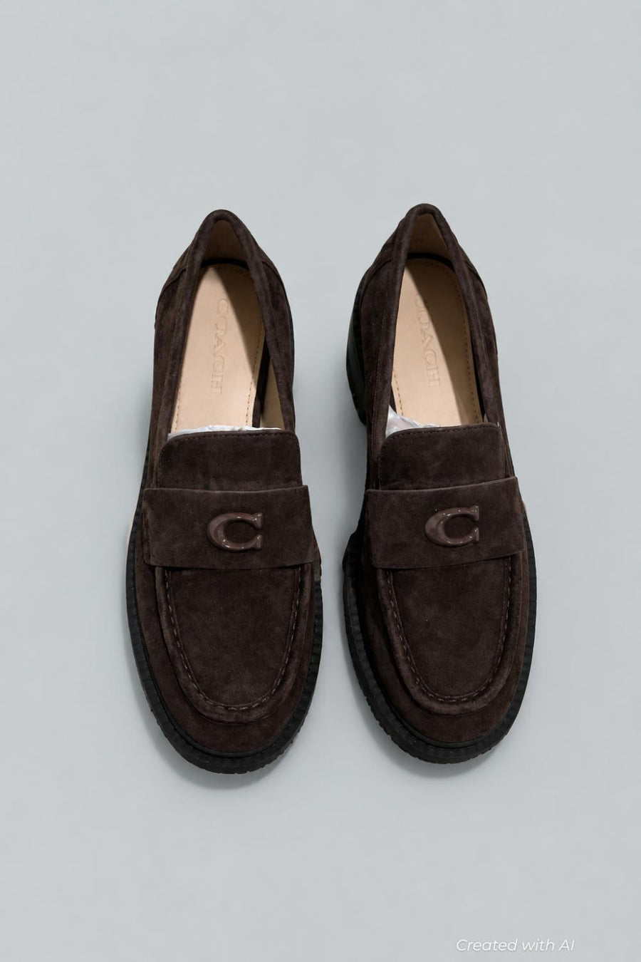 Leah Suede Loafers - Maple - Loafers