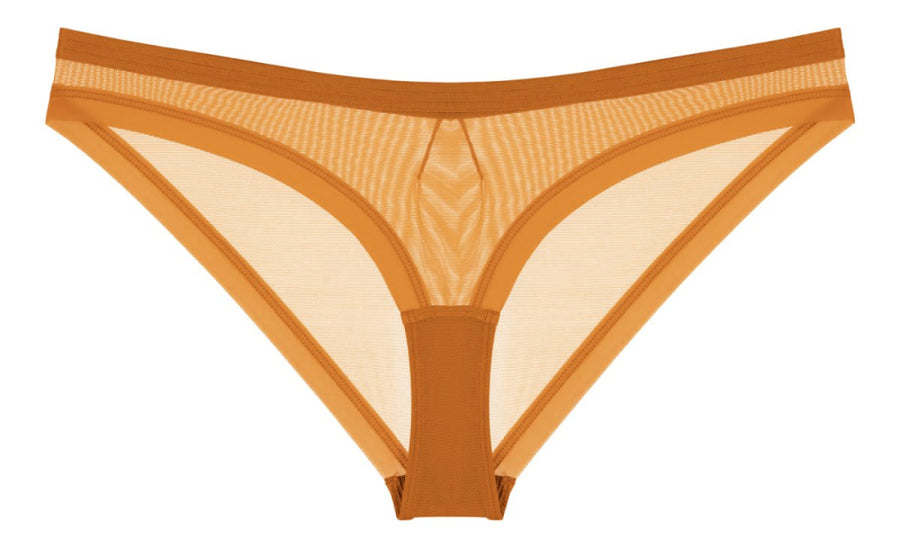 Learn From Your Body Brazilian Briefs - Mustard - FINAL SALE - Underwear