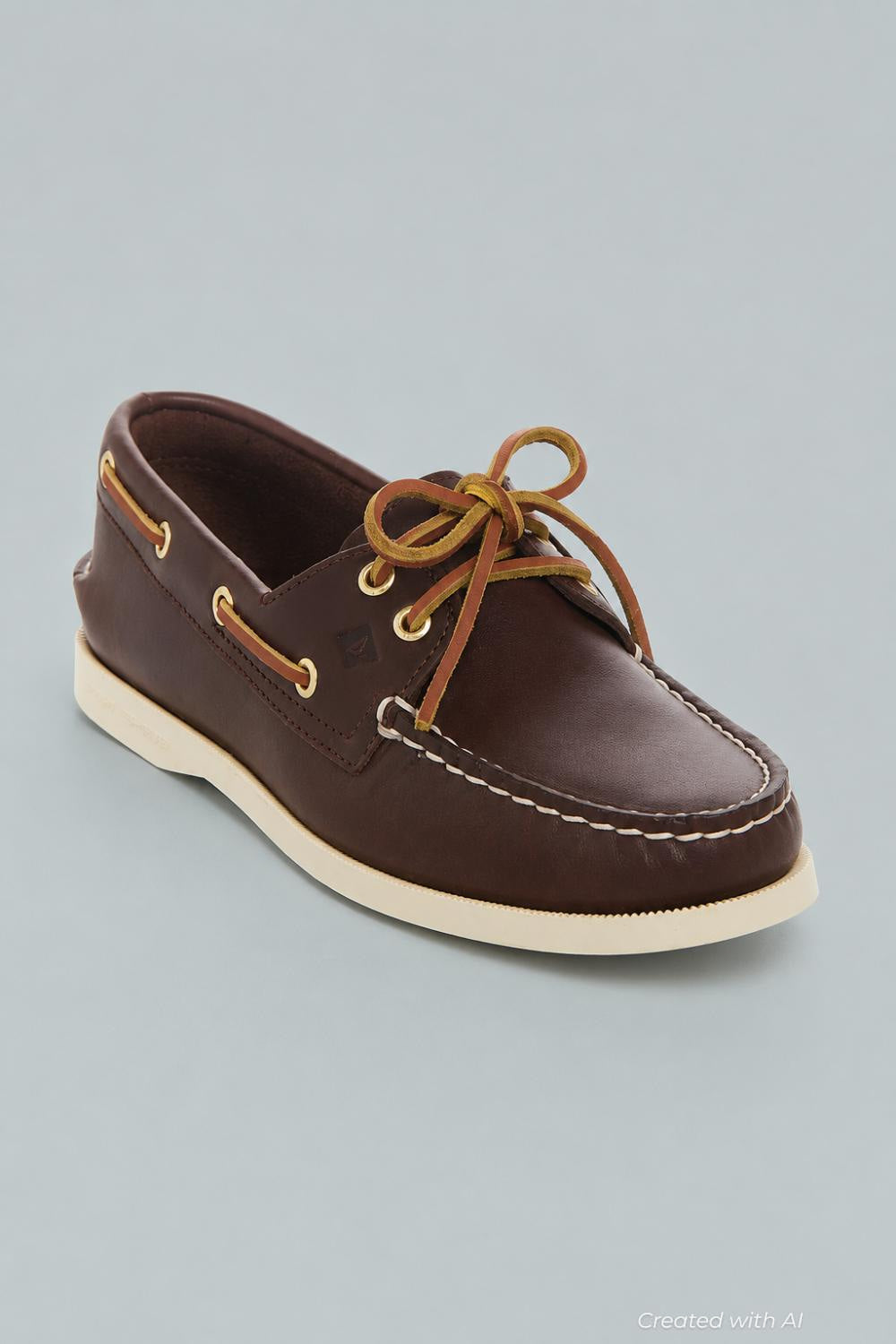 Brown Leather Loafer - Brown - 37 - Loafers