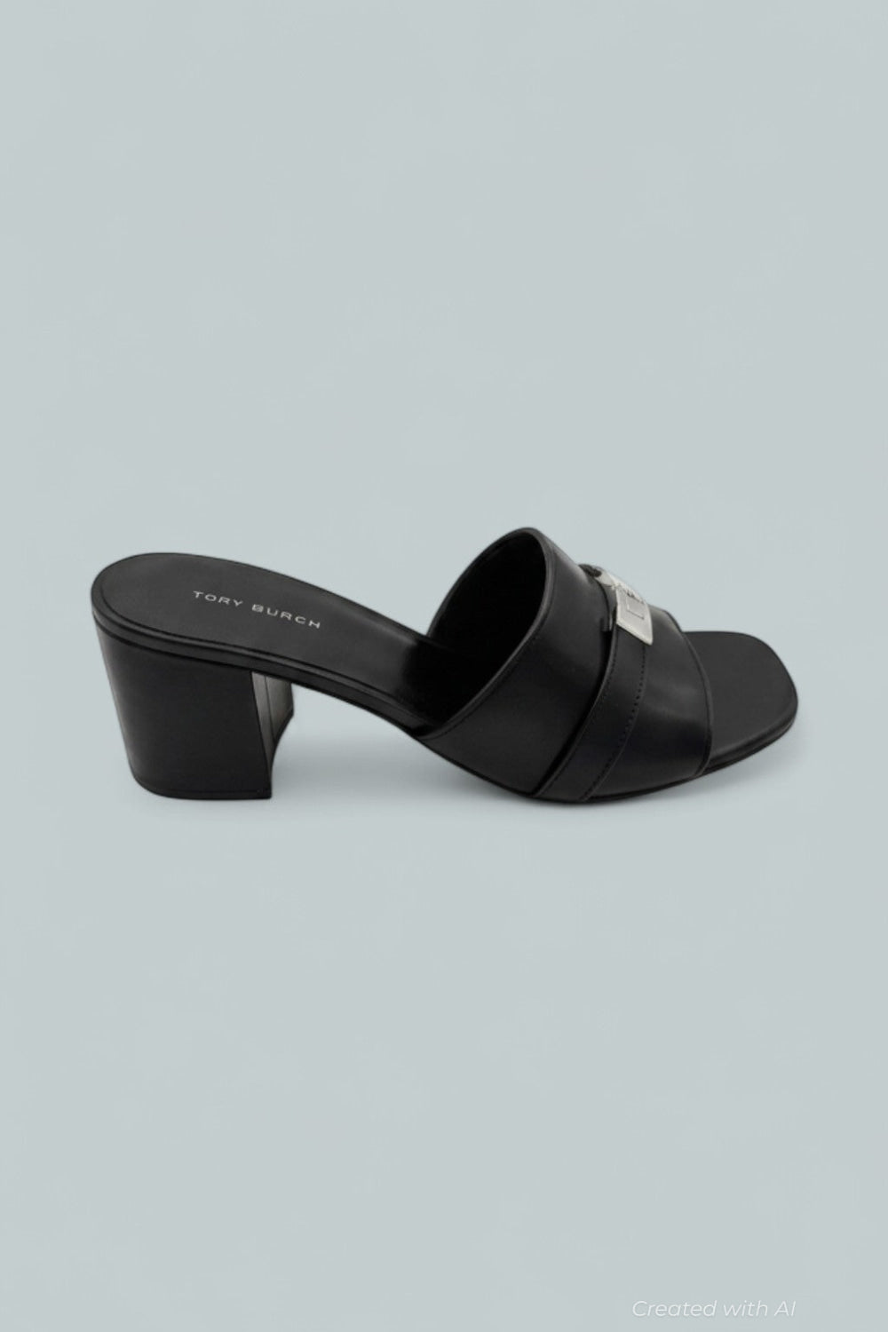 Leelee Heeled Mule - Perfect Black - 7.5 - Mules