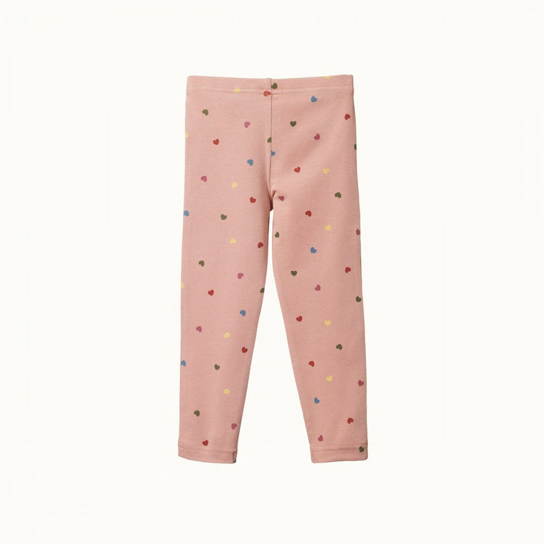 Leggings - Heart Tulip Print Leggings Nature Baby 