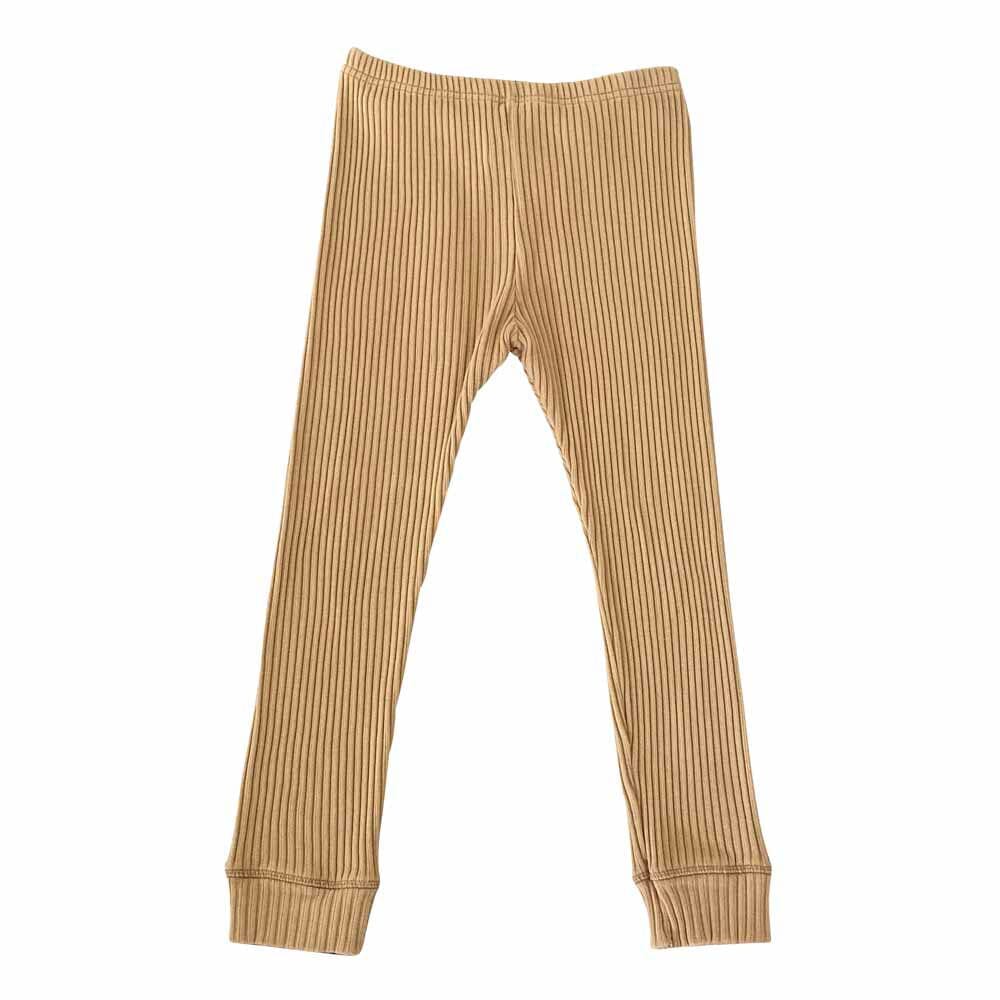 Rib Leggings - Wheat Leggings Liilu 