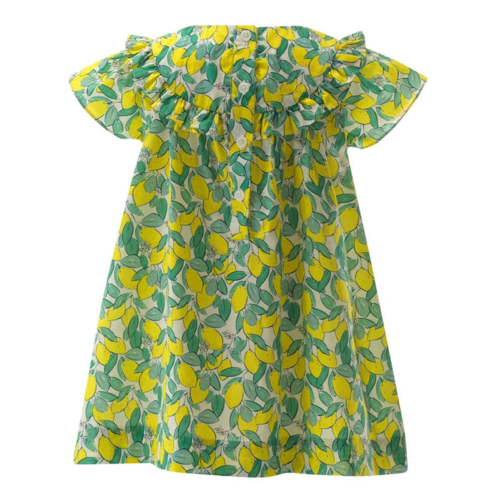 Lemon Frill Sundress - 6y - Dresses