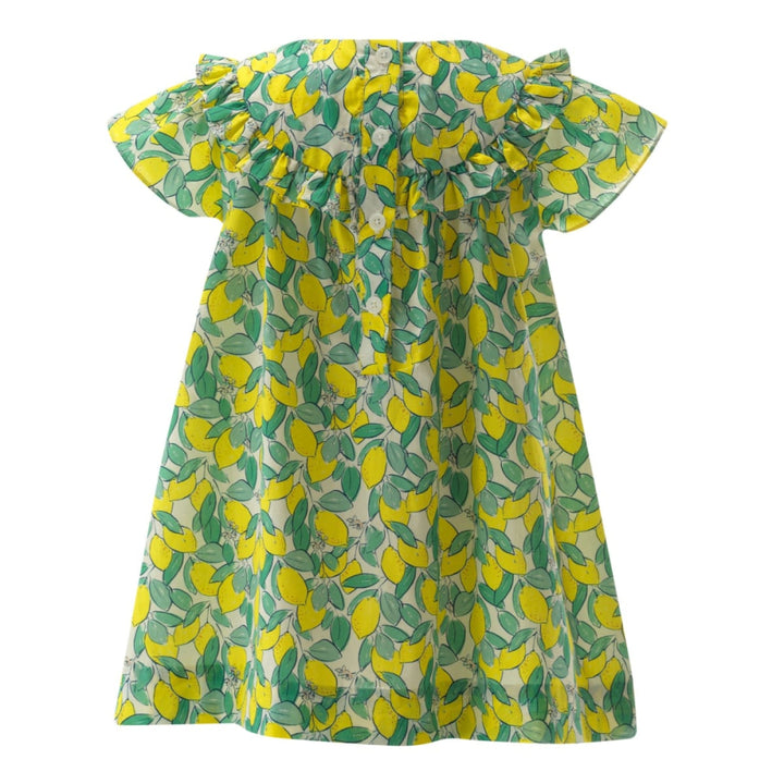 Lemon Frill Sundress - 6y - Dresses